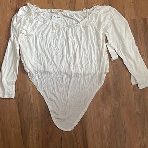 White off shoulder blouse